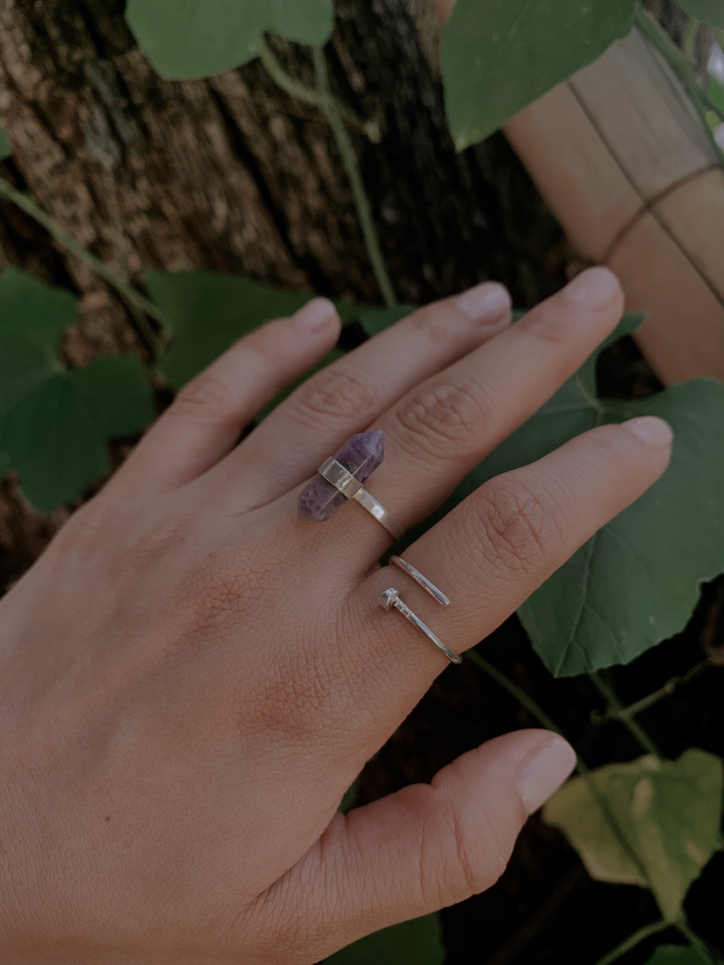 Anillo Cuarzo Morado