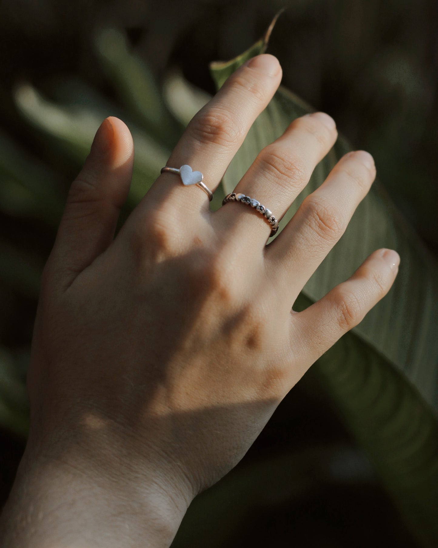 Anillo Corazones Black