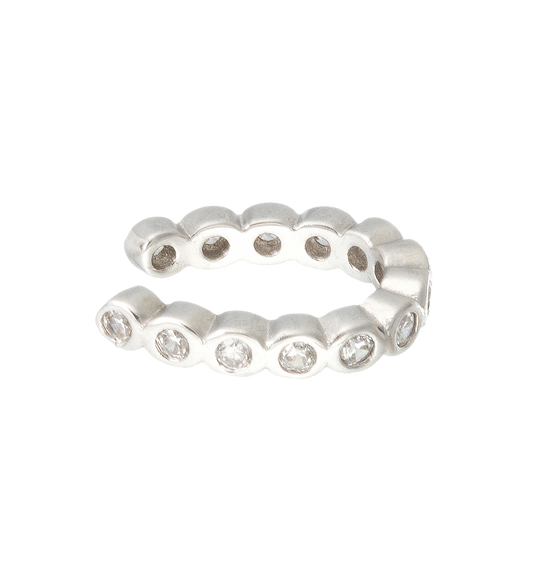 Earcuf sencillo zirconia