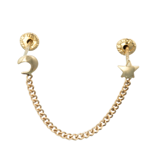 Estrella-luna cadena