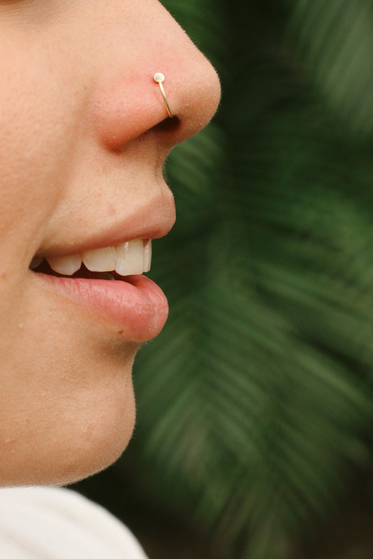 Media arracada ORO 10k