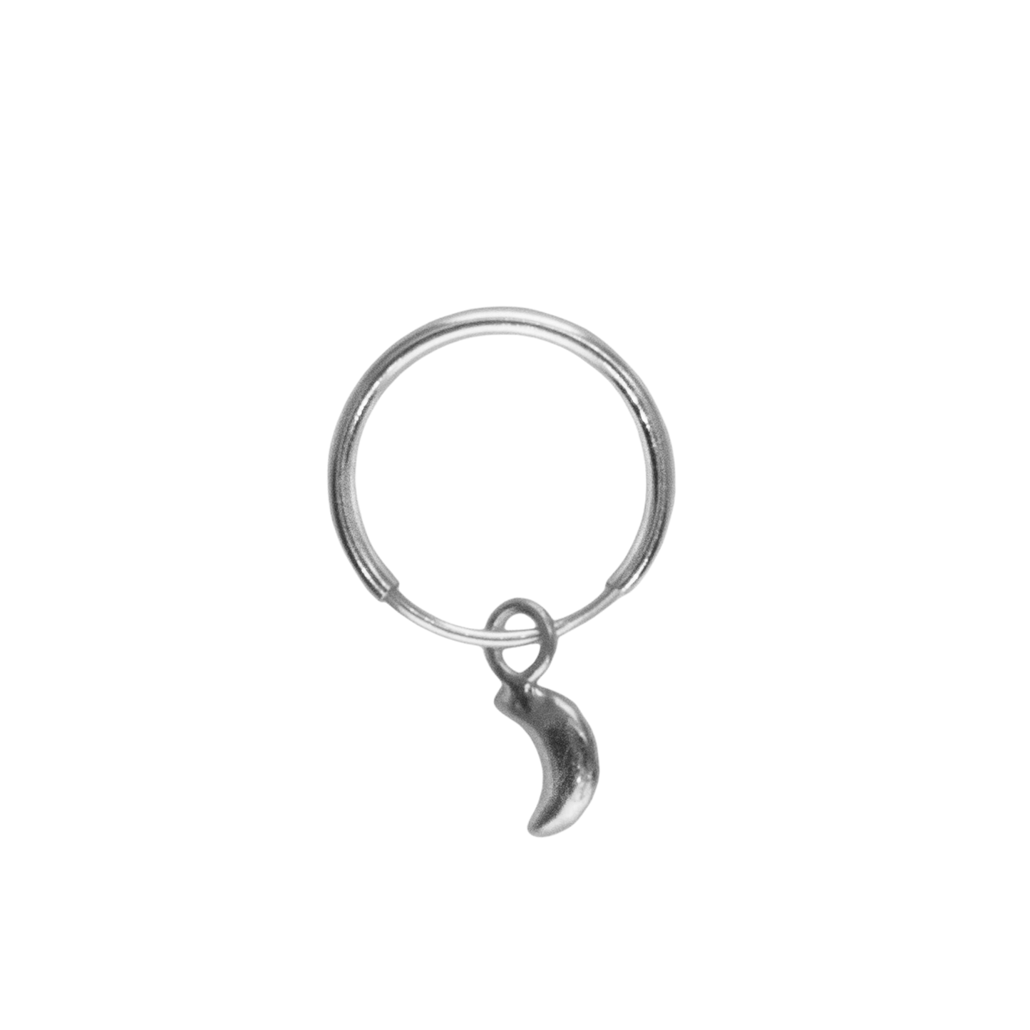 Arracada luna mini lisa