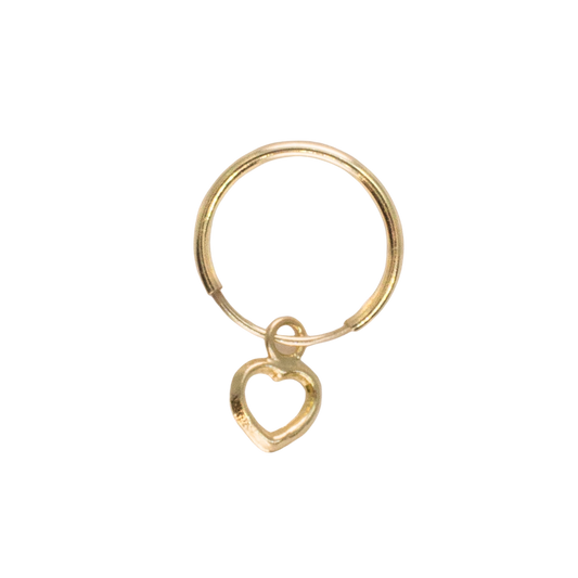 Arracada Corazón Hueco