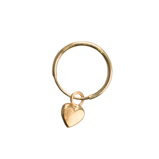 Arracada Corazon liso