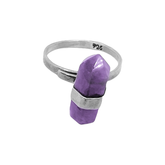 Anillo Cuarzo Morado